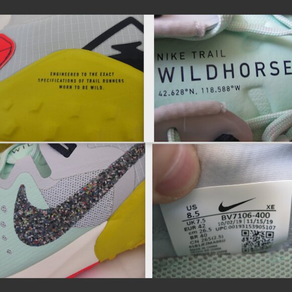 Nike Wildhorse 6 Trail "Aura" M-8.5 ("RARE" Brand New!) "Unisex" - Picture 13 of 14